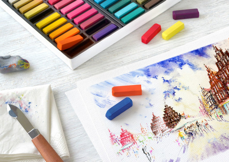 Boîte de 24 pastels tendres Créative Studio