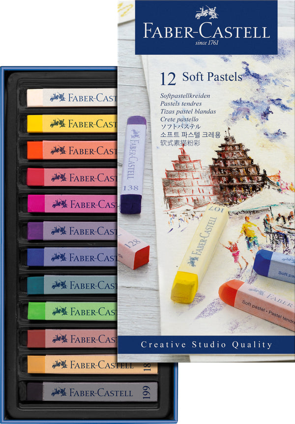 Boîte de 12 pastels tendres Créative Studio