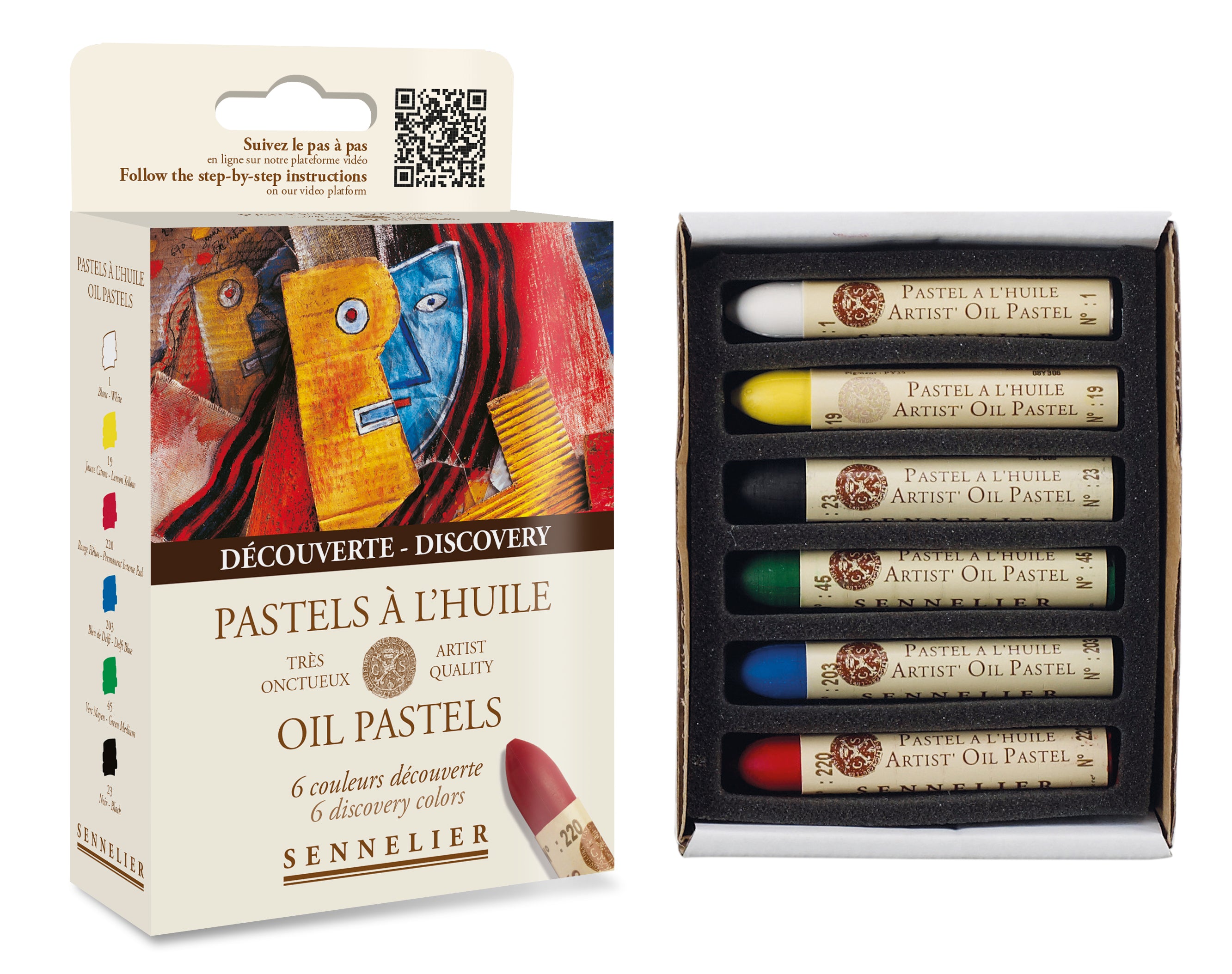 Coffret de pastel à l'huile Sennelier | Le Géant des Beaux-Arts Coffret de pastel à l'huile Sennelier | Le Géant des Beaux-Arts