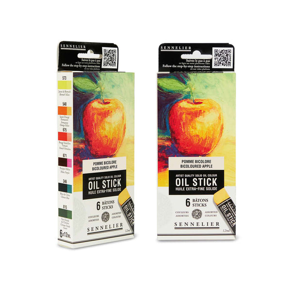 Set 6 mini Oil Stick 12ml Pommes bicolores