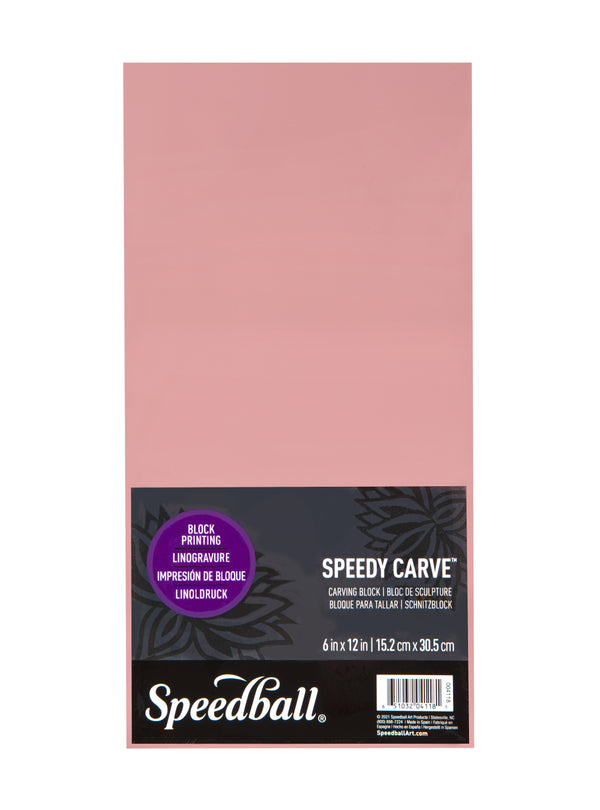 Bloc Lino Speedy-Carve rose souple - 5 tailles