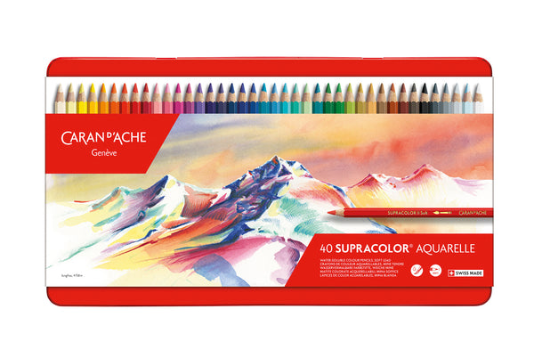 Boîte de 40 crayons aquararelle Supracolor