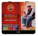 Boîte métal de 48 crayons aquarellables Mondeluz