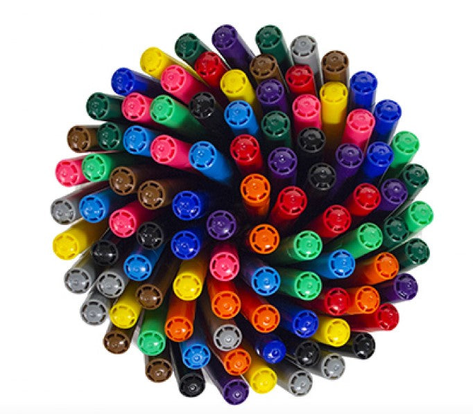 Pot 96 feutres Felt Pens couleurs assorties
