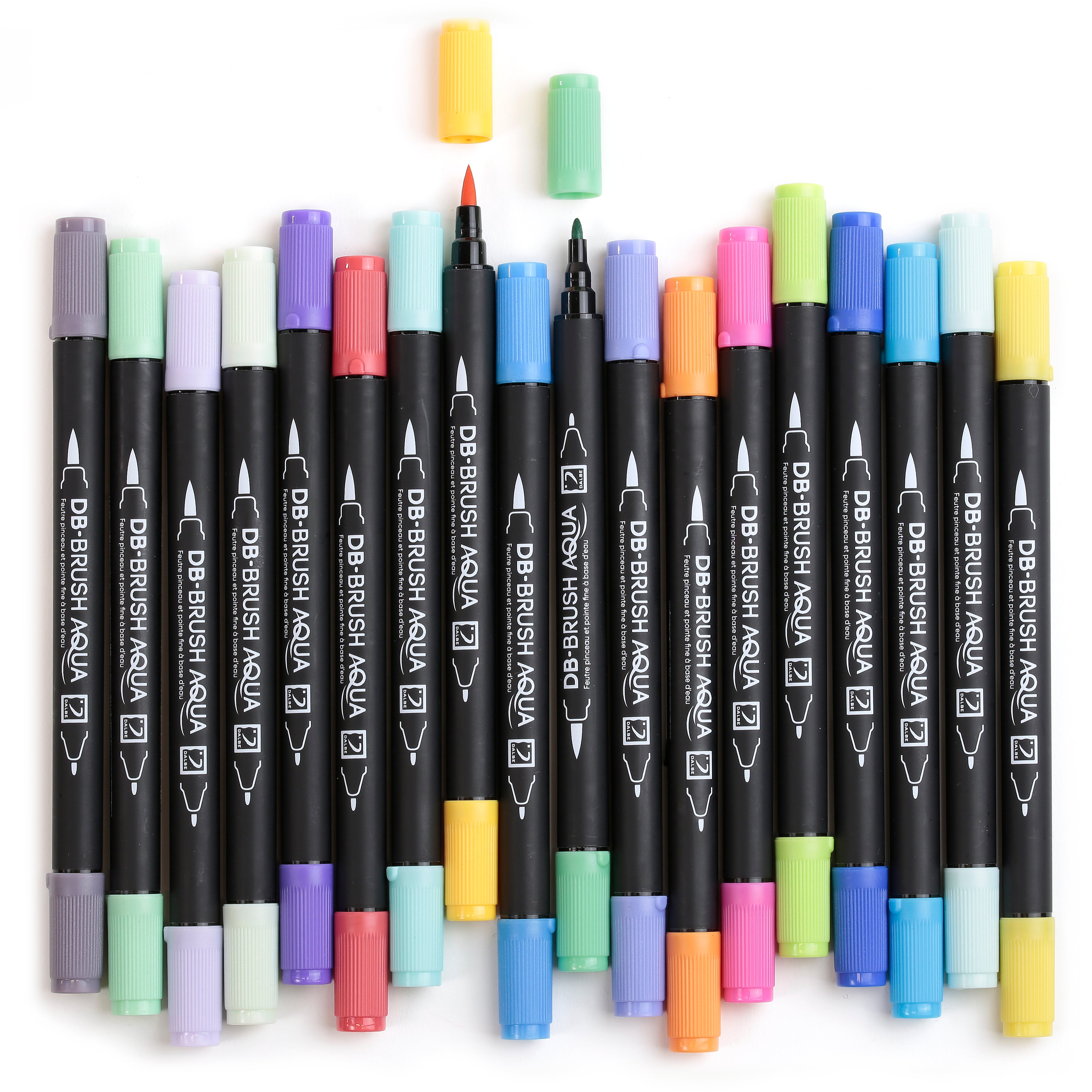 Acheter Stylos de peinture acrylique, marqueur de peinture acrylique 30  couleurs, stylos de peinture acrylique à double pointe avec pointe pinceau  et pointe Fine