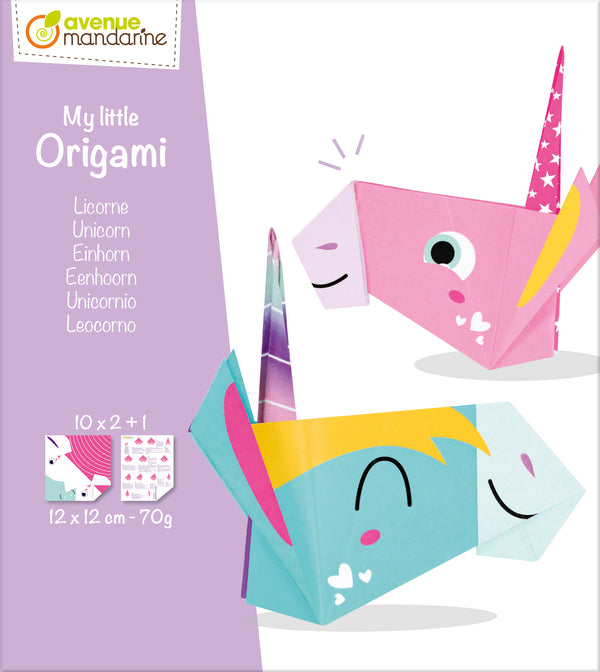 Papier My little Origami Licorne