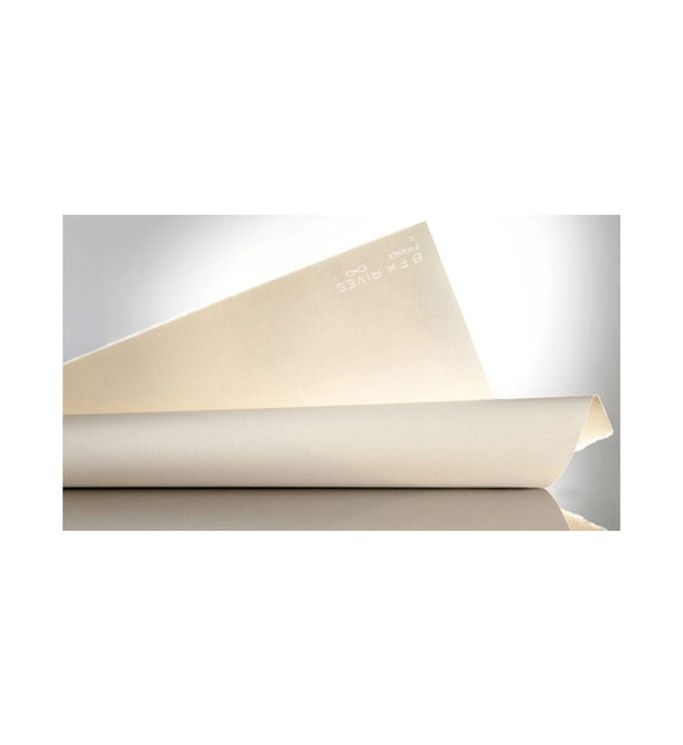 Feuille papier velin BFK Rives crème 280 g/m² 55,9 x 76,2 cm