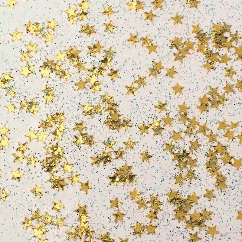 Glitter Glue 53ml Confetti étoiles or