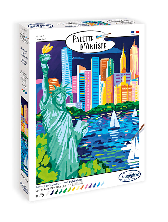 New York - Peinture d'après nombres