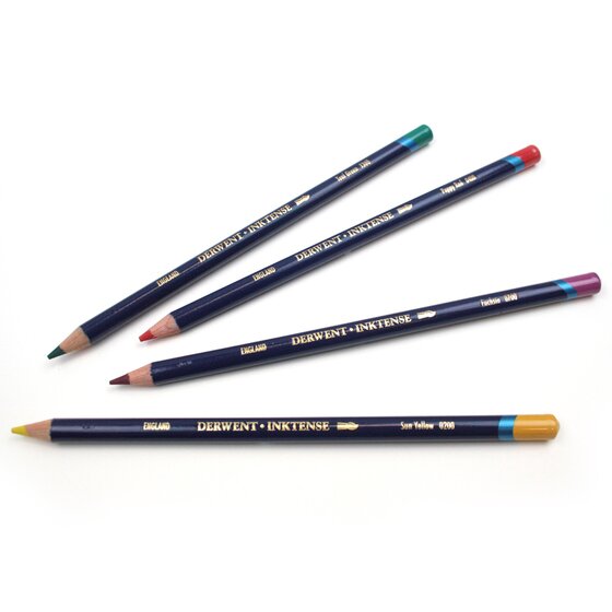 Coffret de 12 crayons aquarellable Inktense - Derwent Coffret de 12 crayons aquarellable Inktense - Derwent