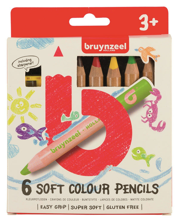 Crayons extra-large étui de 6