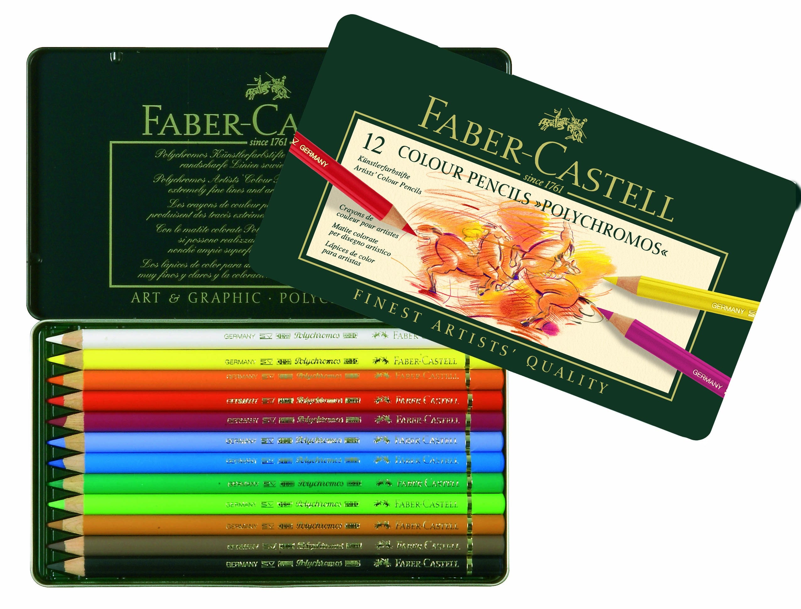 FABER CASTELL - FABER CASTELL Pochette de 24 crayons de couleur Black  Edition