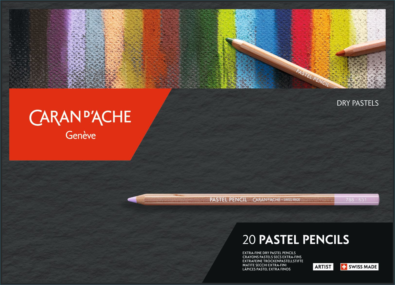 Coffret beaux-arts matériel de dessin pastel crayons