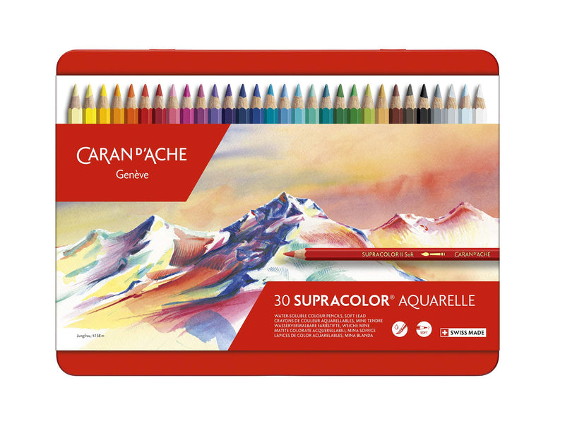 Boîte de 30 crayons aquararelle Supracolor