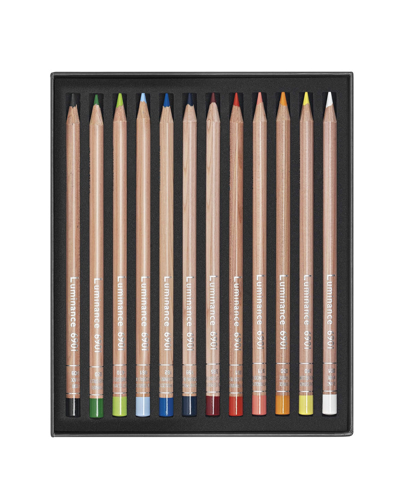 Boîte de 12 Crayons de couleurs Luminance