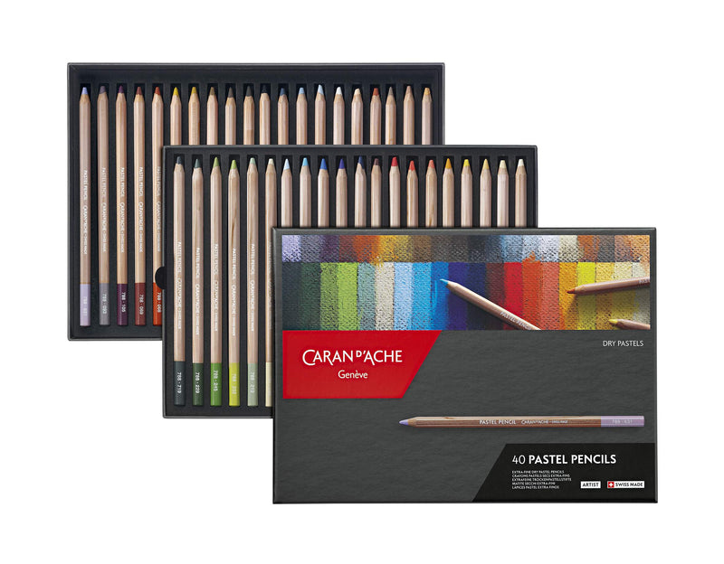 Boîte de 40 Crayons pastel Pencil