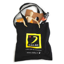 Sac tote bag noir Dalbe en coton