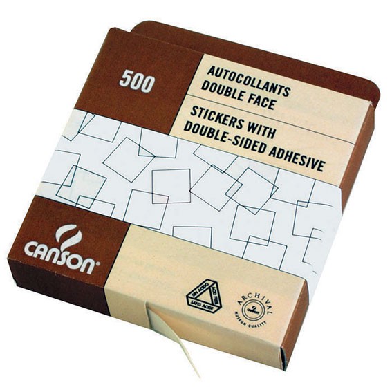 504 Autocollants Double Face Ronds Transparents - 10mm, Adhésif Fort - Pour Bricolage, Bureau, école, DIY