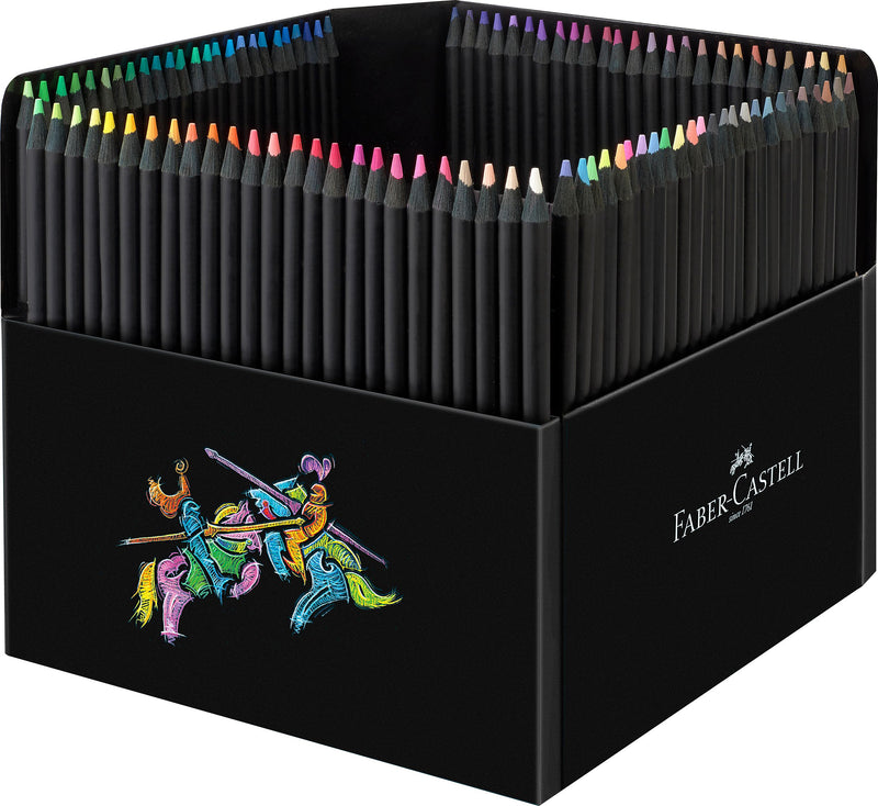 Etui de 100 crayons de couleurs Black Edition