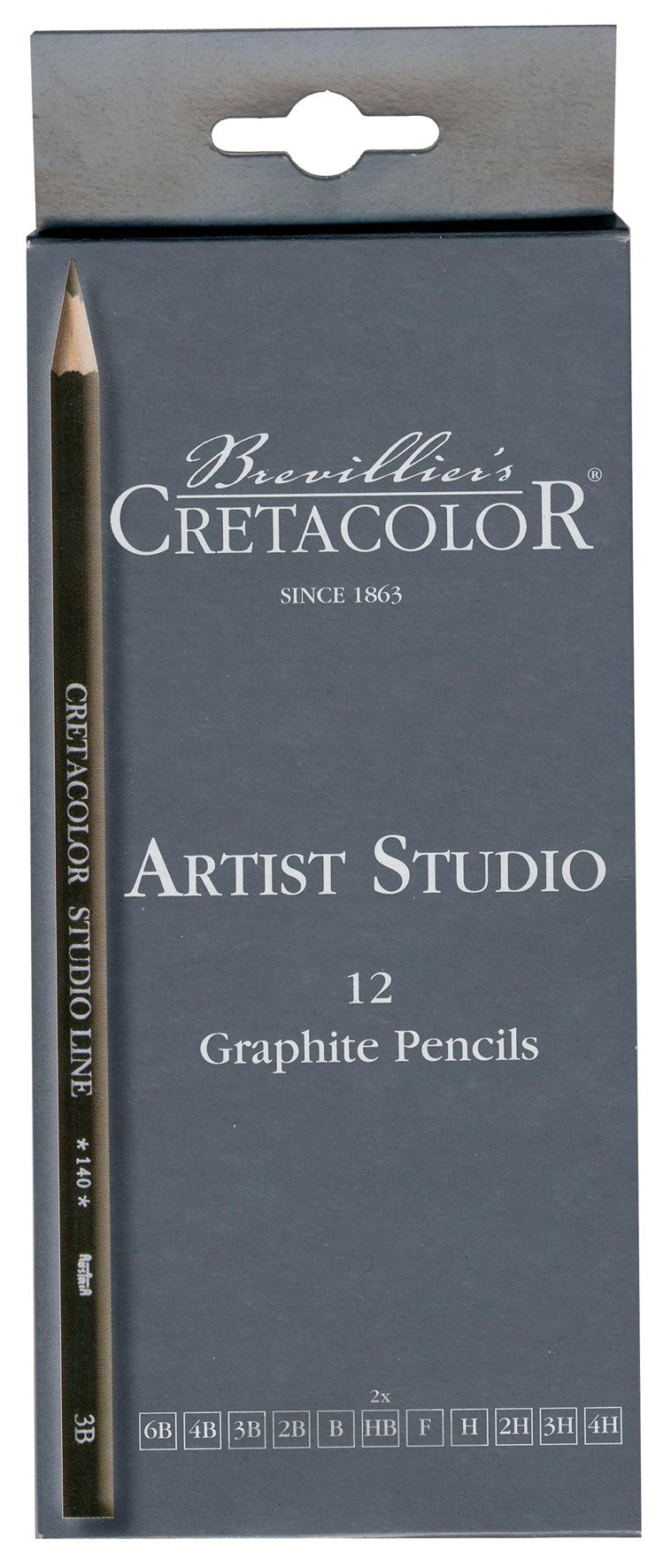 CRETACOLOR Boîte métal Crayon Couleur Karmina 36 couleurs