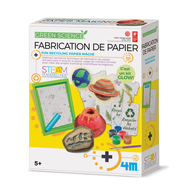 Kit fabrication de papier 4M Green Science