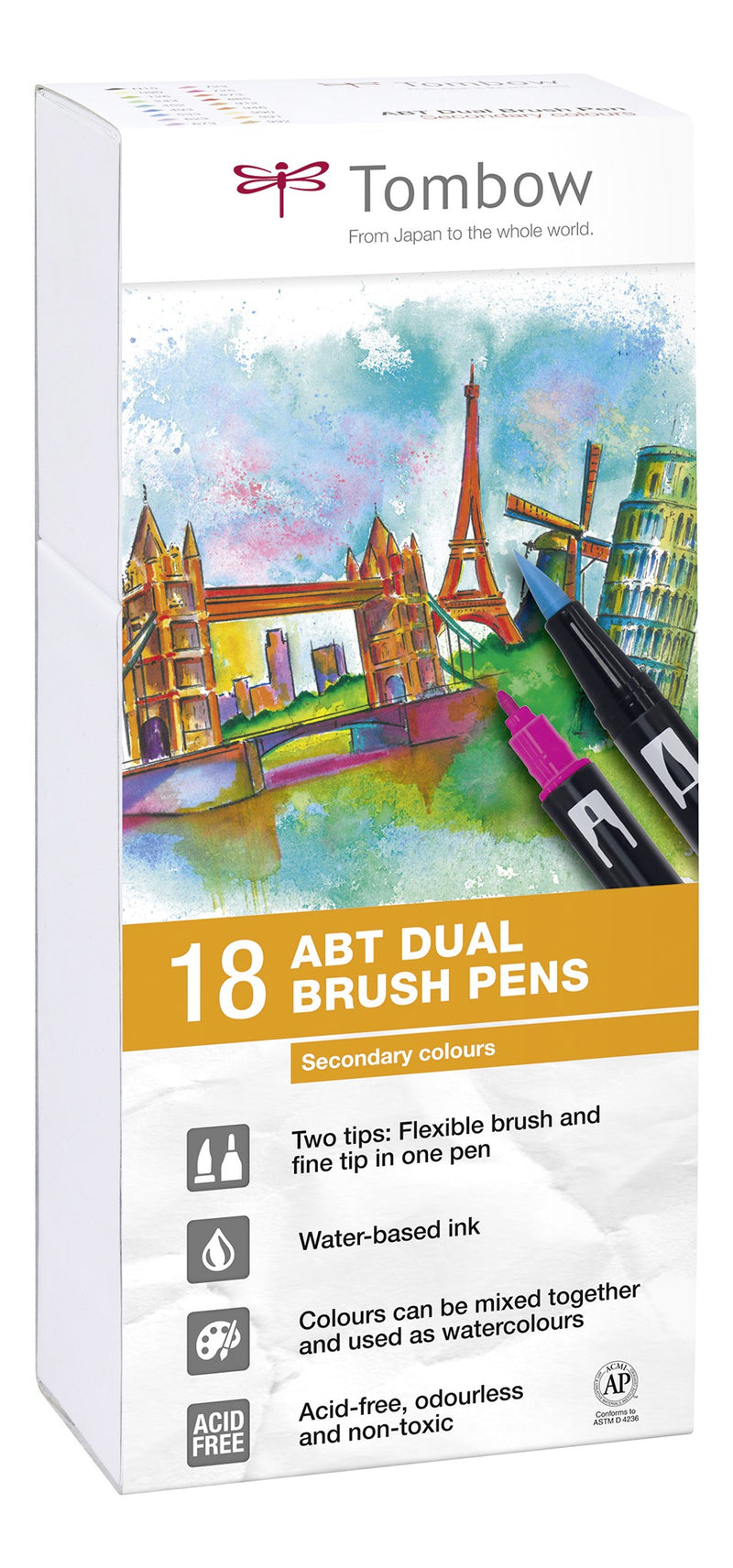 Feutre dual brush pen ABT boîte 18 "Secondaire"