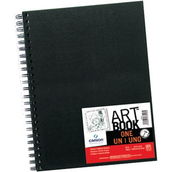Canson - Beaux arts - Art book à spirales - Bloc de dessin - 80 feuilles -  10x15 cm - 100 g/