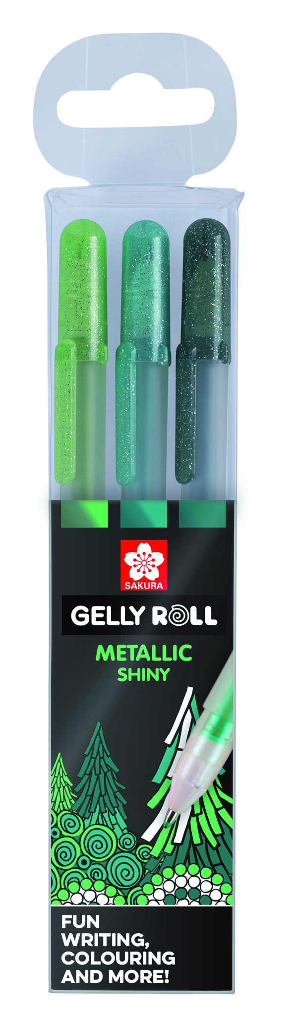 Set de 3 stylos Gelly Roll "The Favourites" or/argent/blanc