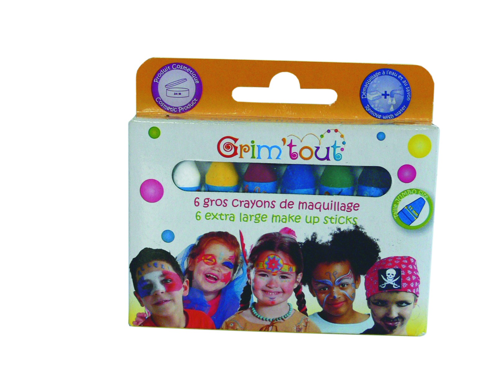 Boîte de 6 crayons de maquillage Jumbo