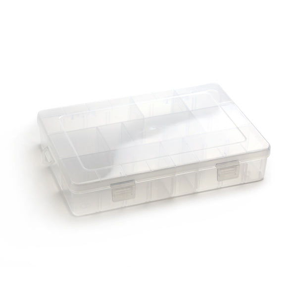 Boîte de rangement transparente 21x14.5x4cm