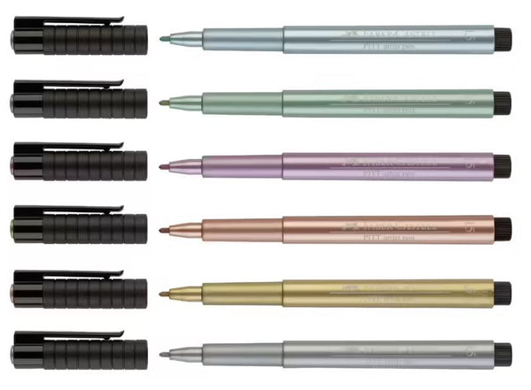 Feutre Pitt Artist Pen 1,5 mm - Couleurs métalliques à l'unité