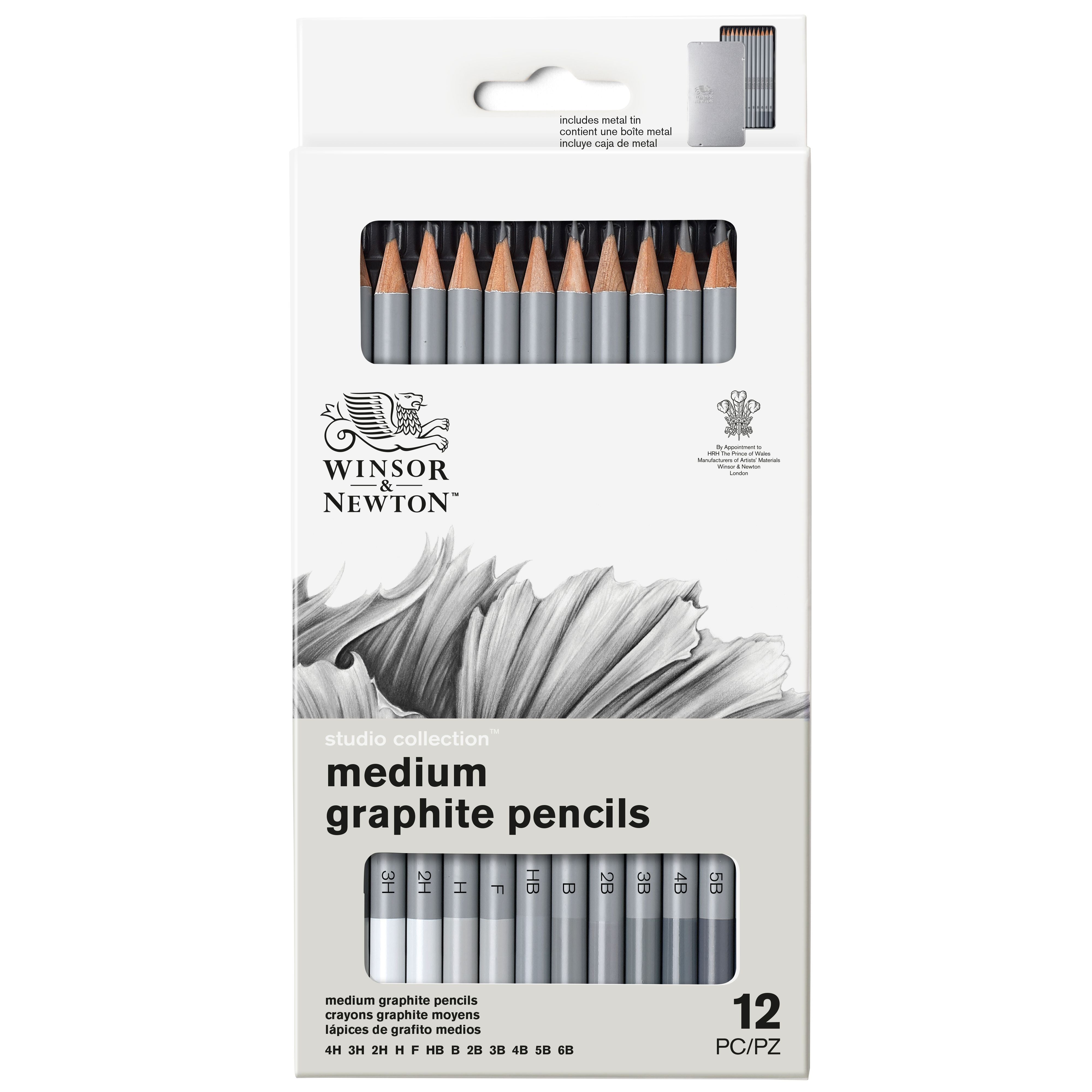Boite de 12 crayons graphite Majuscule 2B