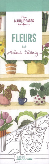 Marque-pages Fleurs - Editions Marie-Claire