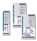 STAEDTLER - Crayons graphite - Mars Lumograph 100 - Boîte métal 12 crayons graphite assortis (6B, 5B, 4B, 3B, 2B, B, HB, F, H, 2H, 3H, 4H) - 100 G12