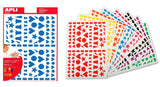 Gommettes permanentes cœurs & clochettes