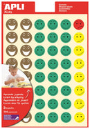 Gommettes repositionnables rondes - Mr Smiley