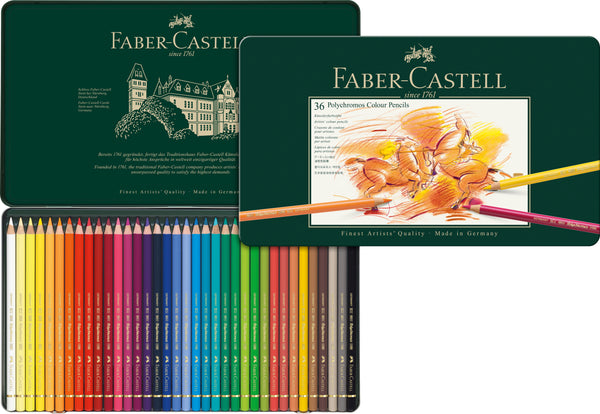 Boîte de 36 crayons de couleurs Polychromos