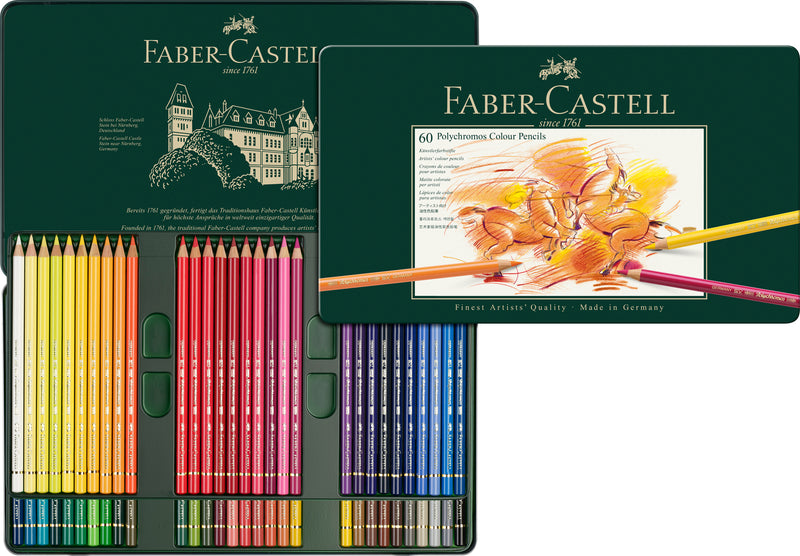 Boîte de 60 crayons de couleurs Polychromos