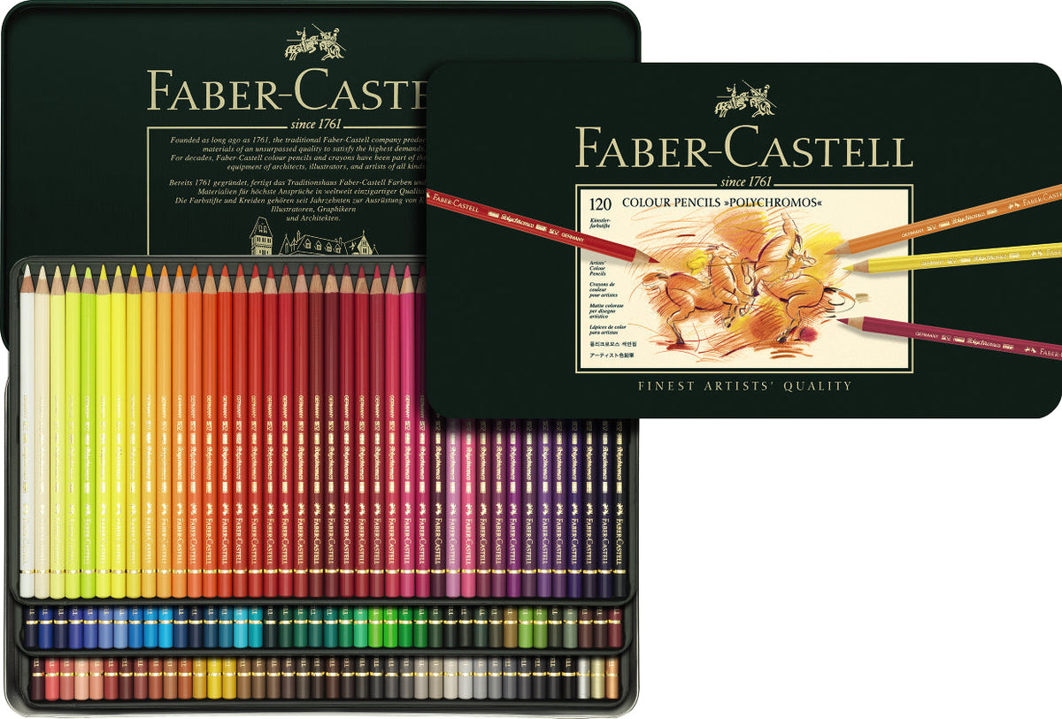 Faber-Castell Crayon de couleur Polychromos vert oxyde de chrome ardent (1 x Faber-Castell Crayon de couleur Polychromos vert oxyde de chrome ardent (1 x