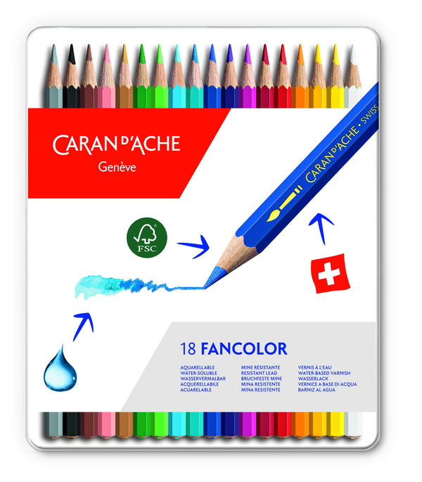 Boîte de 18 crayons Fancolor