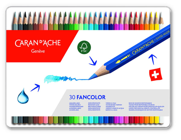 Boîte de 30 crayons Fancolor