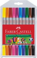 Etui de 10 Feutres de coloriage double pointes