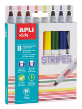 Set de 8 marqueurs "Stripes"
