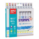 Set de 10 marqueurs "Stamps"