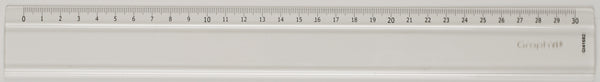 Règle Graph'it 1 biseau transparente 30cm
