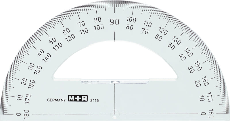 Rapporteur demi-cercle - 10 & 15 cm