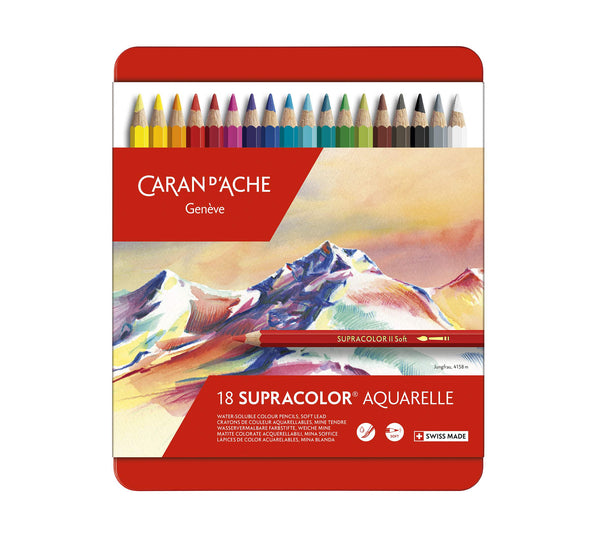 Boîte de 18 de crayons aquararelle Supracolor