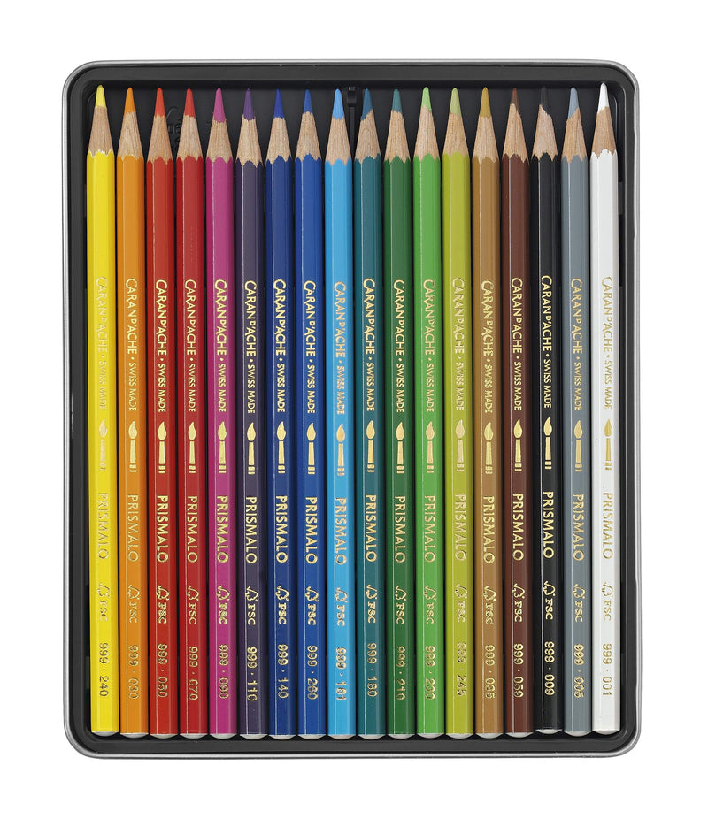 Boîte de 18 Crayons aquarellable Prismalo