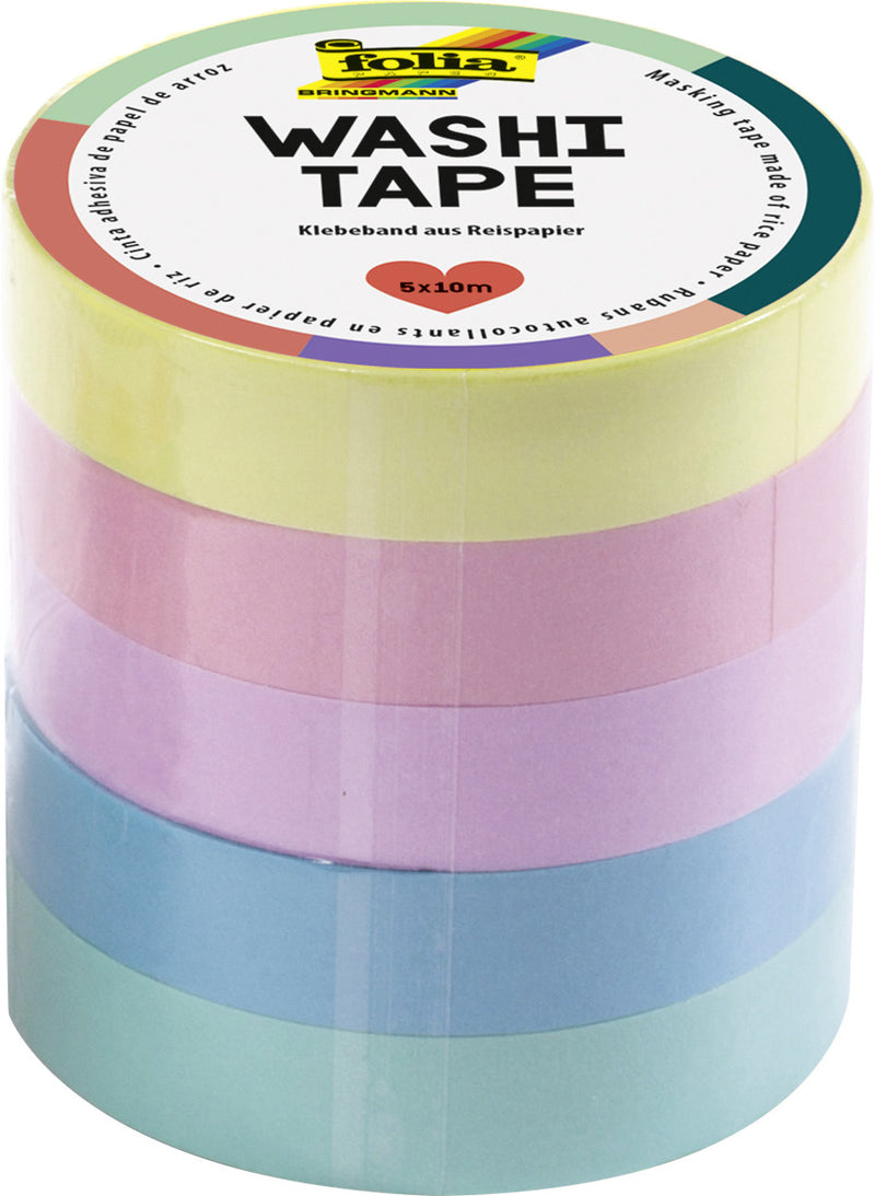 Rubans Washi Tape pastel