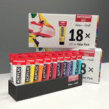 Set de 18 tubes de 120ml de peinture acrylique fine Amsterdam